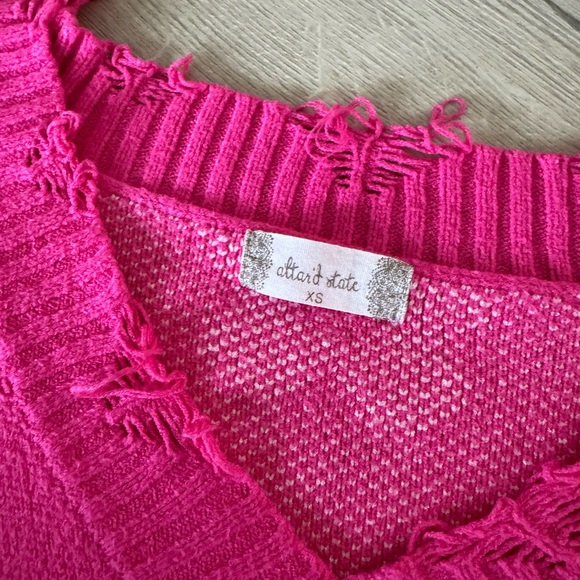 altard state cropped flower sweater - Picture 3 of 3